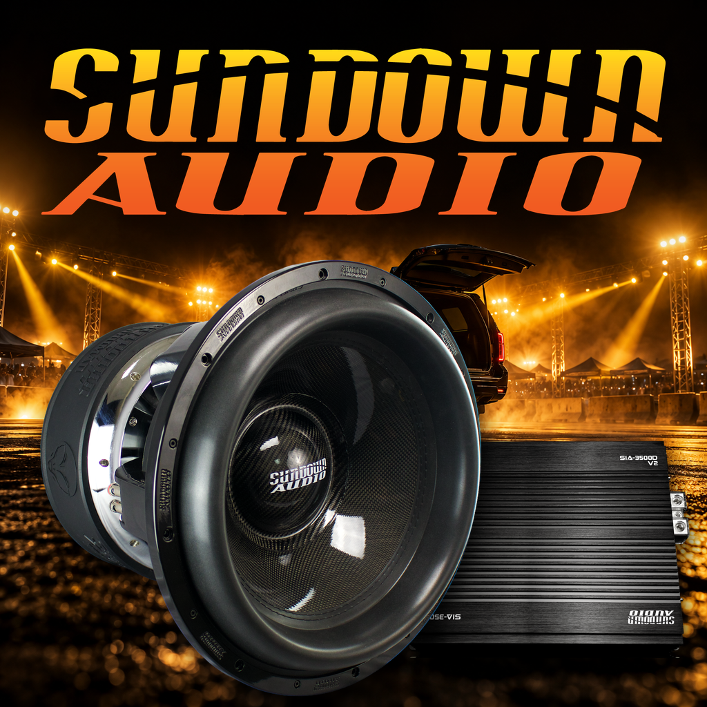 Sundown Audio subwoofers and amplifiers