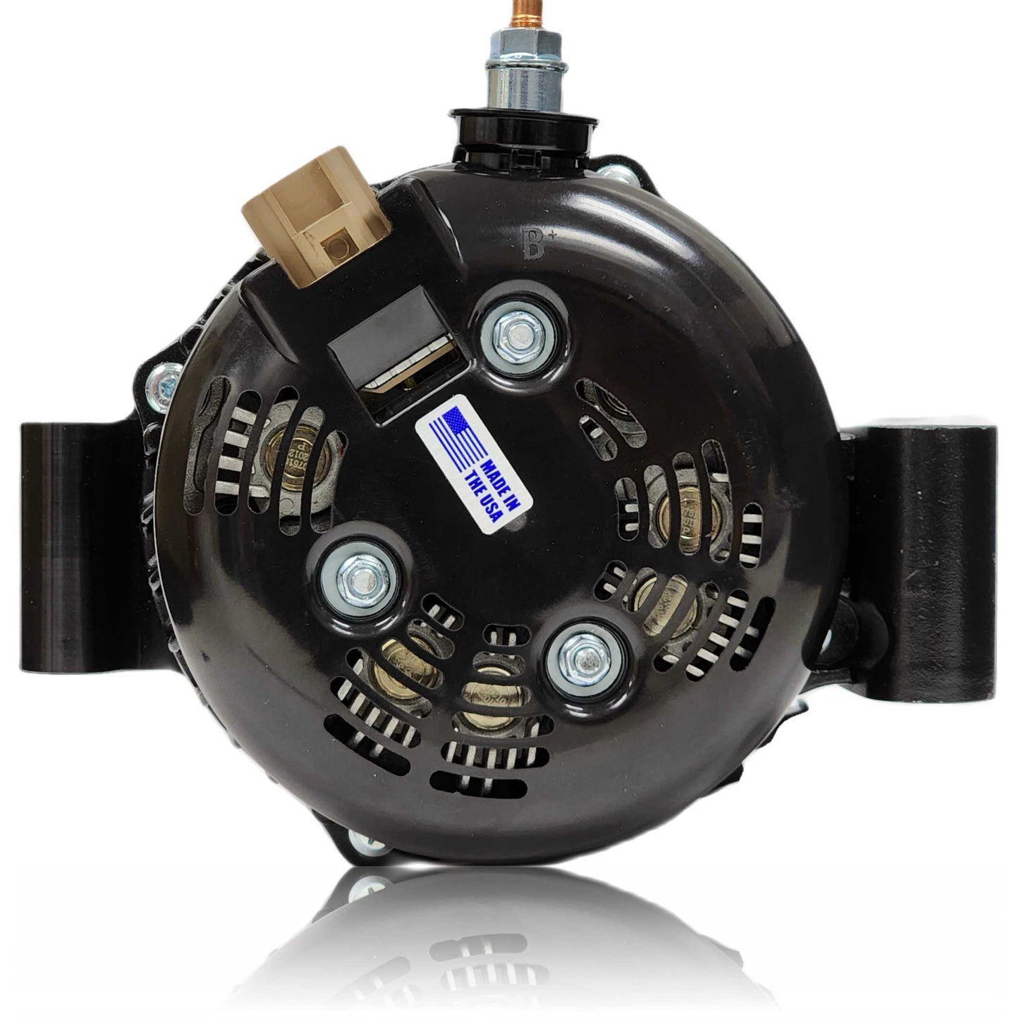 400 Amp Billet High Output Alternator Ford 6.2L Gas | B11641400B | in 2011 - 2014 | Brand Mechman