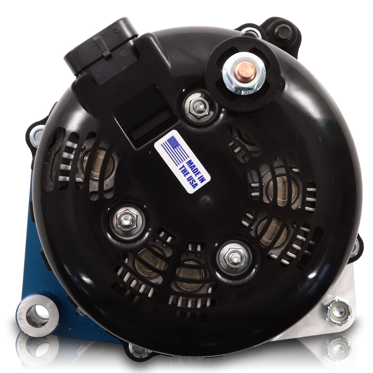 400 amp Elite series alternator for 88-95 GM Truck (Dark Blue)