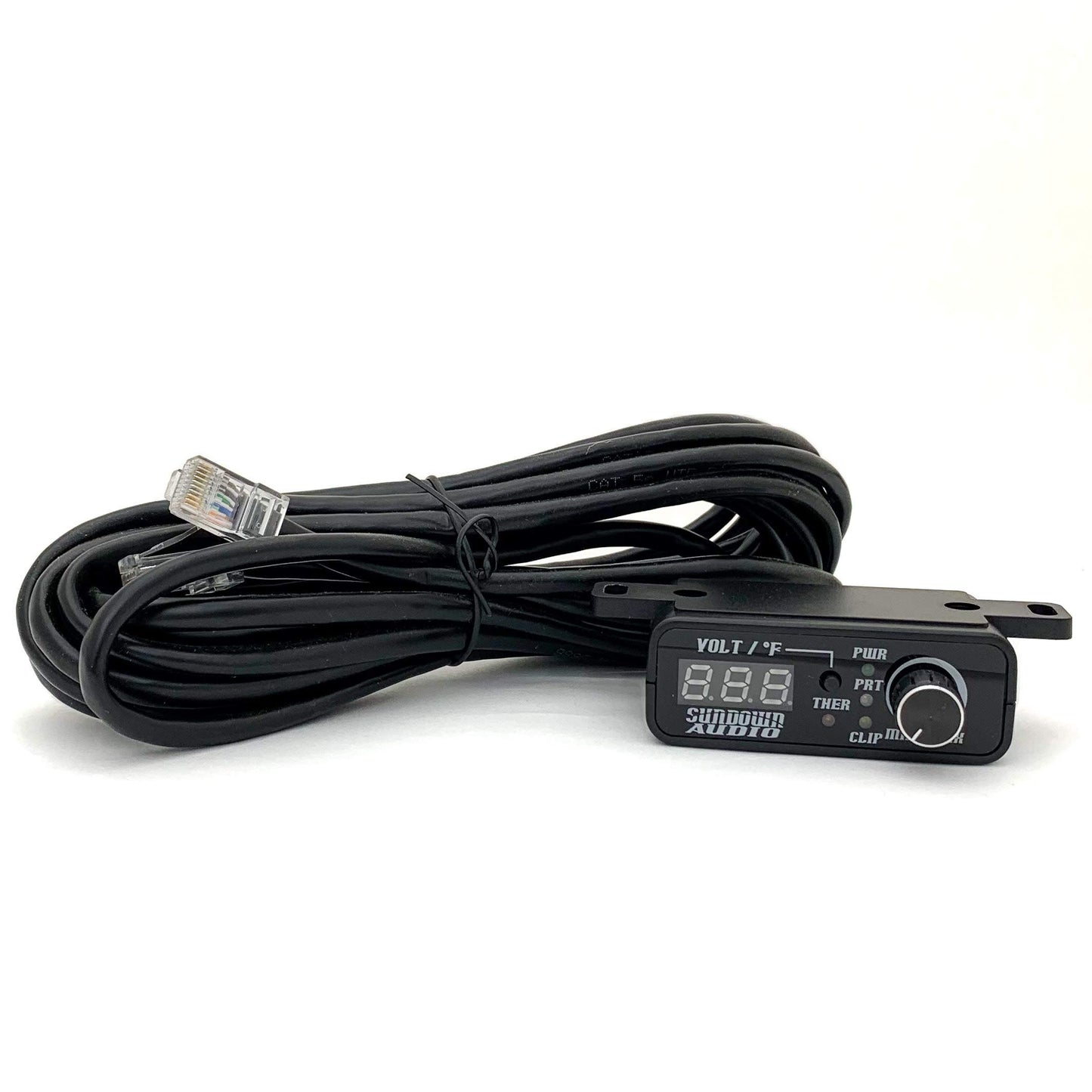 Sundown Audio SALT Bass Knob remote with digital voltage, temperature, and clipping display