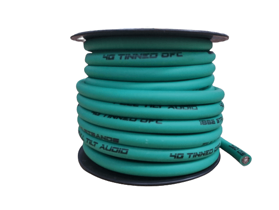 Full Tilt 50' 4 AWG OFC Power/Ground Cable - Purple