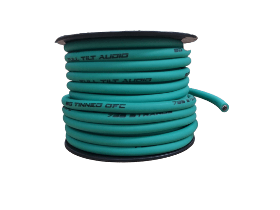 Full Tilt 50' 8 AWG OFC Power/Ground Cable - Red