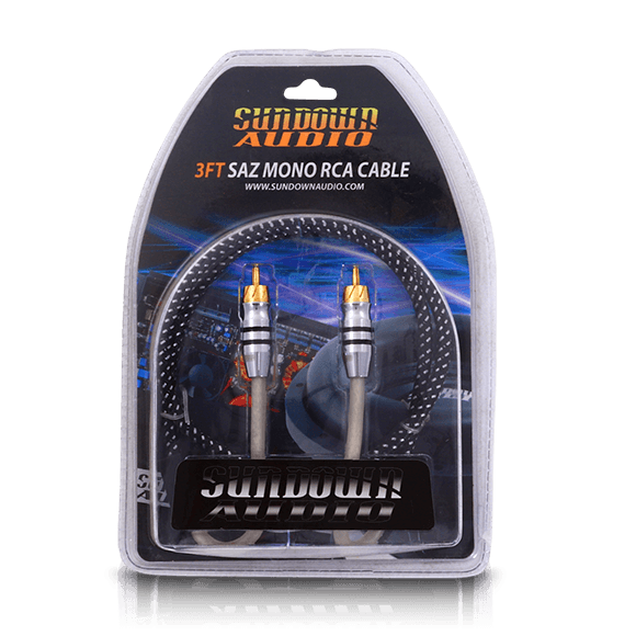 SAZ1-3FT Mono Channel RCA Interconnects