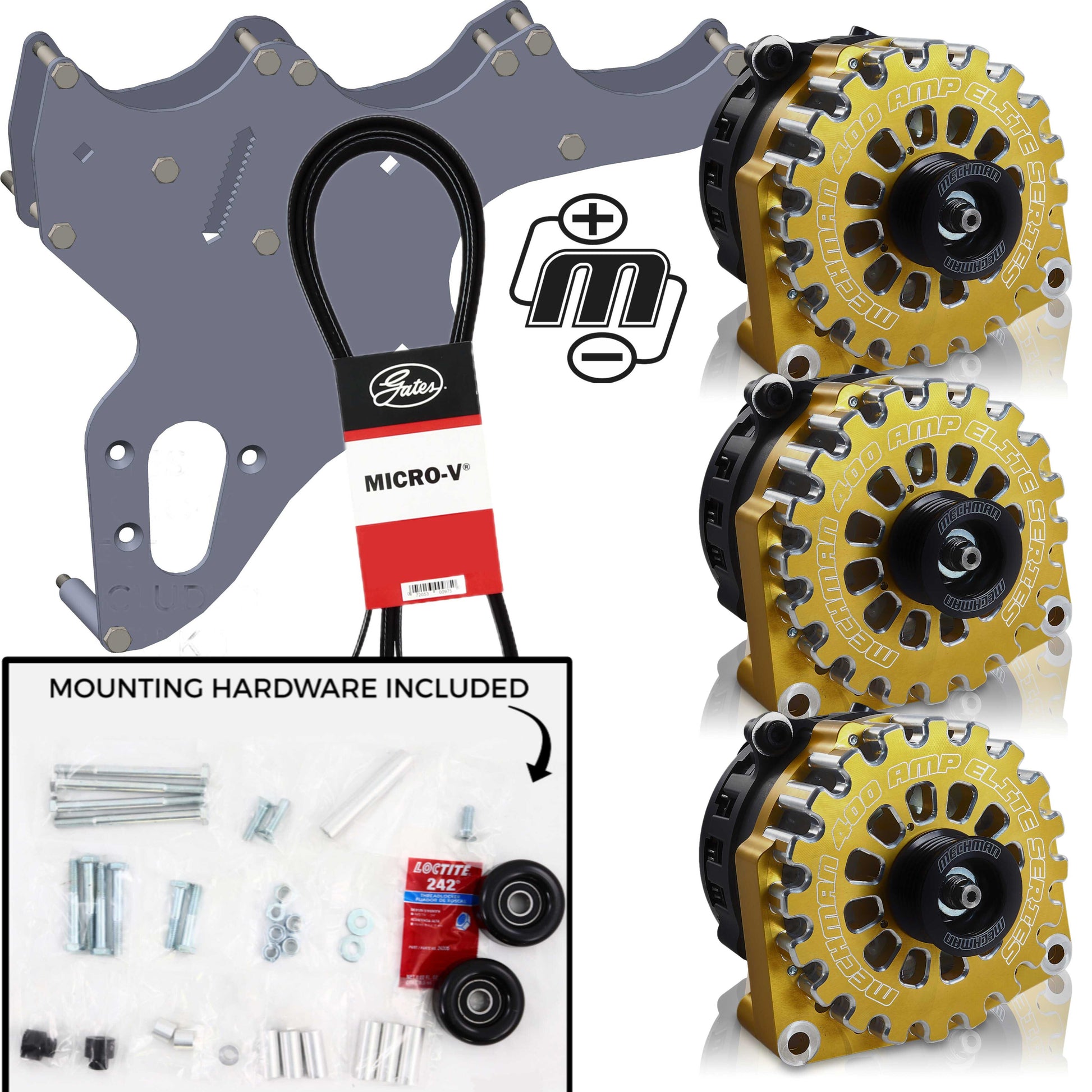 05-13 GM Trucks/SUV's Includes Three Alternators - Gold | D305GO | in 05-13 GM Trucks Includes Three Alternators | Brand Mechman