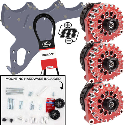 05-13 GM Trucks/SUV's Includes Three Alternators - Red | D305RD | in 05-13 GM Trucks Includes Three Alternators | Brand Mechman