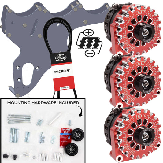 05-13 GM Trucks/SUV's Includes Three Alternators - Red | D305RD | in 05-13 GM Trucks Includes Three Alternators | Brand Mechman