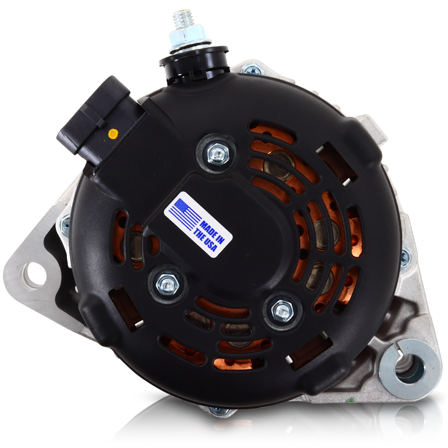 170 amp high output racing alternator for Toyota Supra 1JZ 2JZ - 1 wire turn on