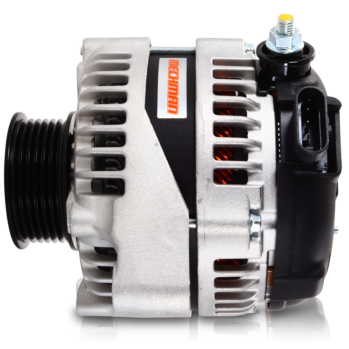 170 amp high output racing alternator for Toyota Supra 1JZ 2JZ - 1 wire turn on