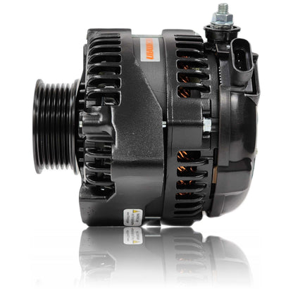 170 amp high output racing alternator for Toyota Supra 1JZ 2JZ - BLACK | 13546170B | in 1993 - 1998 | Brand Mechman