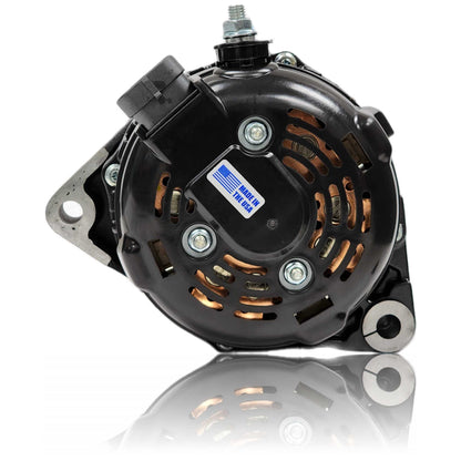 170 amp high output racing alternator for Toyota Supra 1JZ 2JZ - BLACK | 13546170B | in 1993 - 1998 | Brand Mechman
