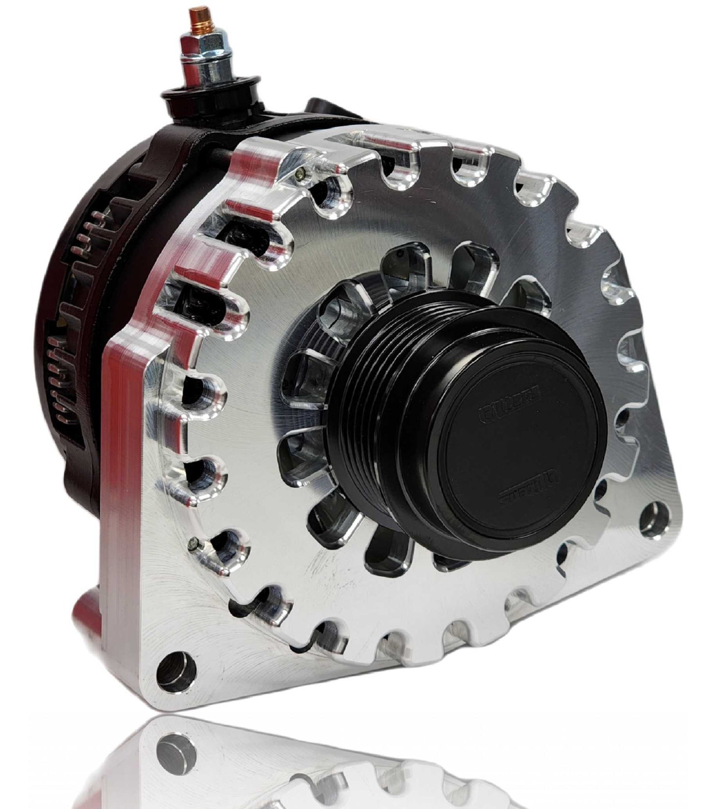250 Amp Billet Racing Alternator for C7 Corvette - Machined | B11794250M | in 2014-2019 | Brand Mechman