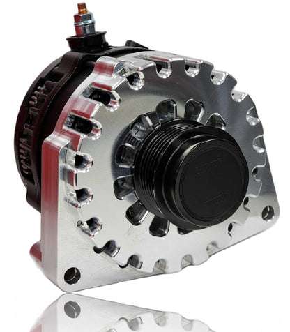 250 Amp Billet Racing Alternator for C7 Corvette - Machined | B11794250M | in 2014-2019 | Brand Mechman