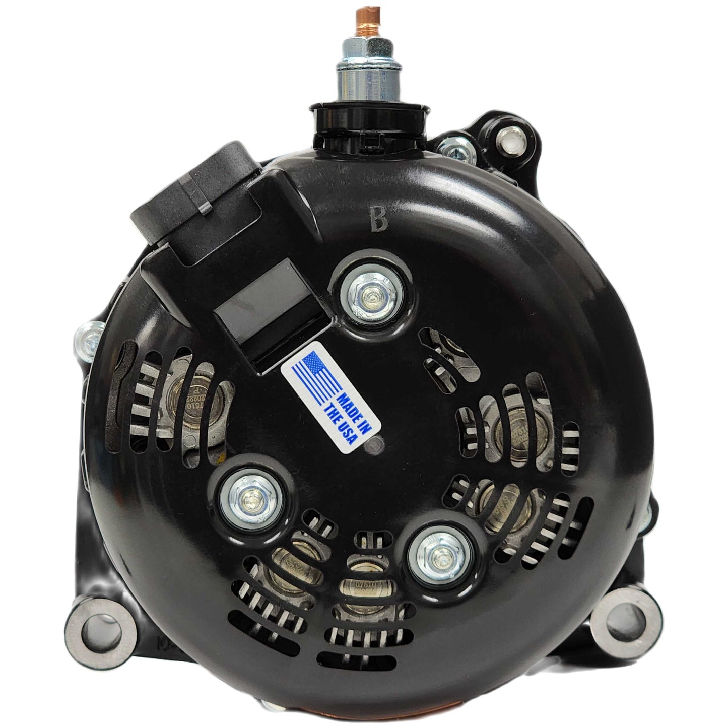 250 Amp Black Billet High Output Alternator for GM 2 pin WITH RVC Bypass | B14019250B | in 2005 - 2009 | Brand Mechman