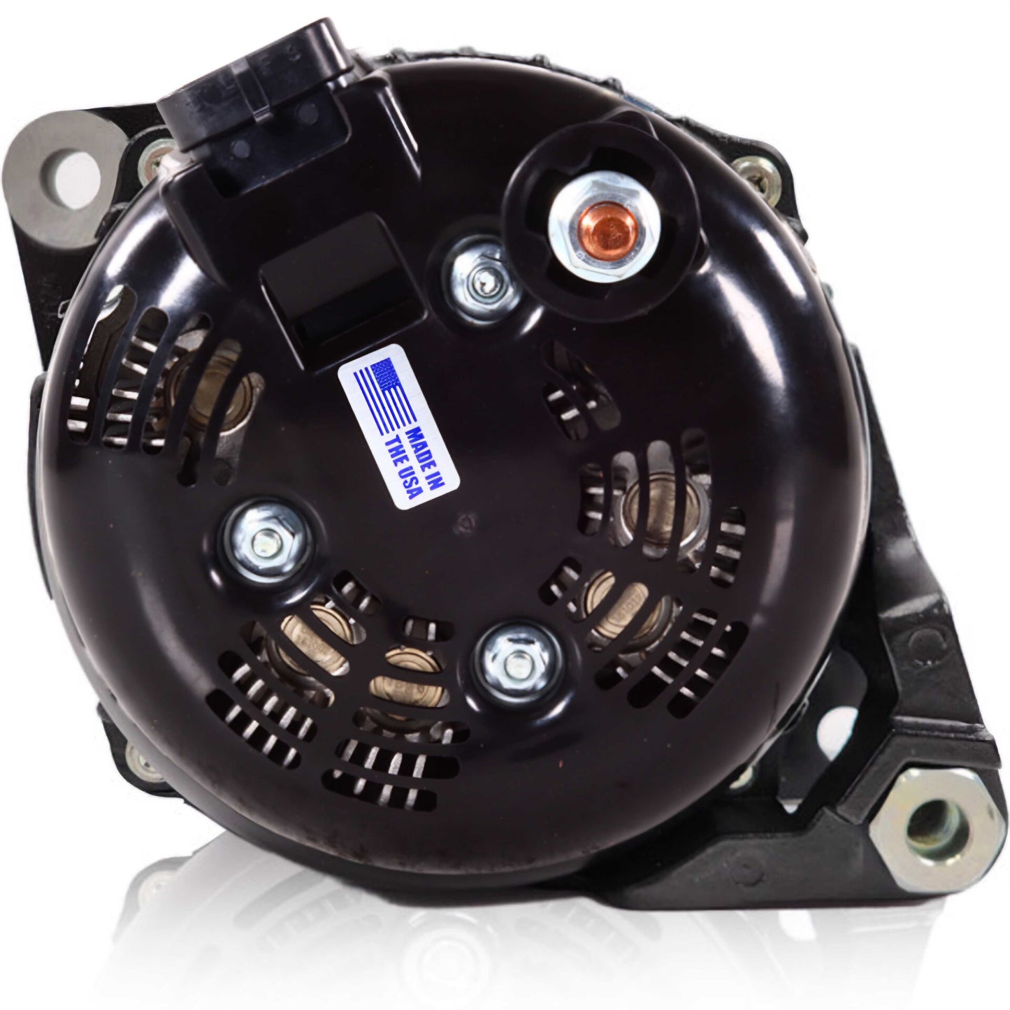 370-amp Billet Elite Series Large Case alternator for early 5.9L Cummins - 1 Wire Turn On | B13302370B-1 | in 12v Cummins | Brand Mechman
