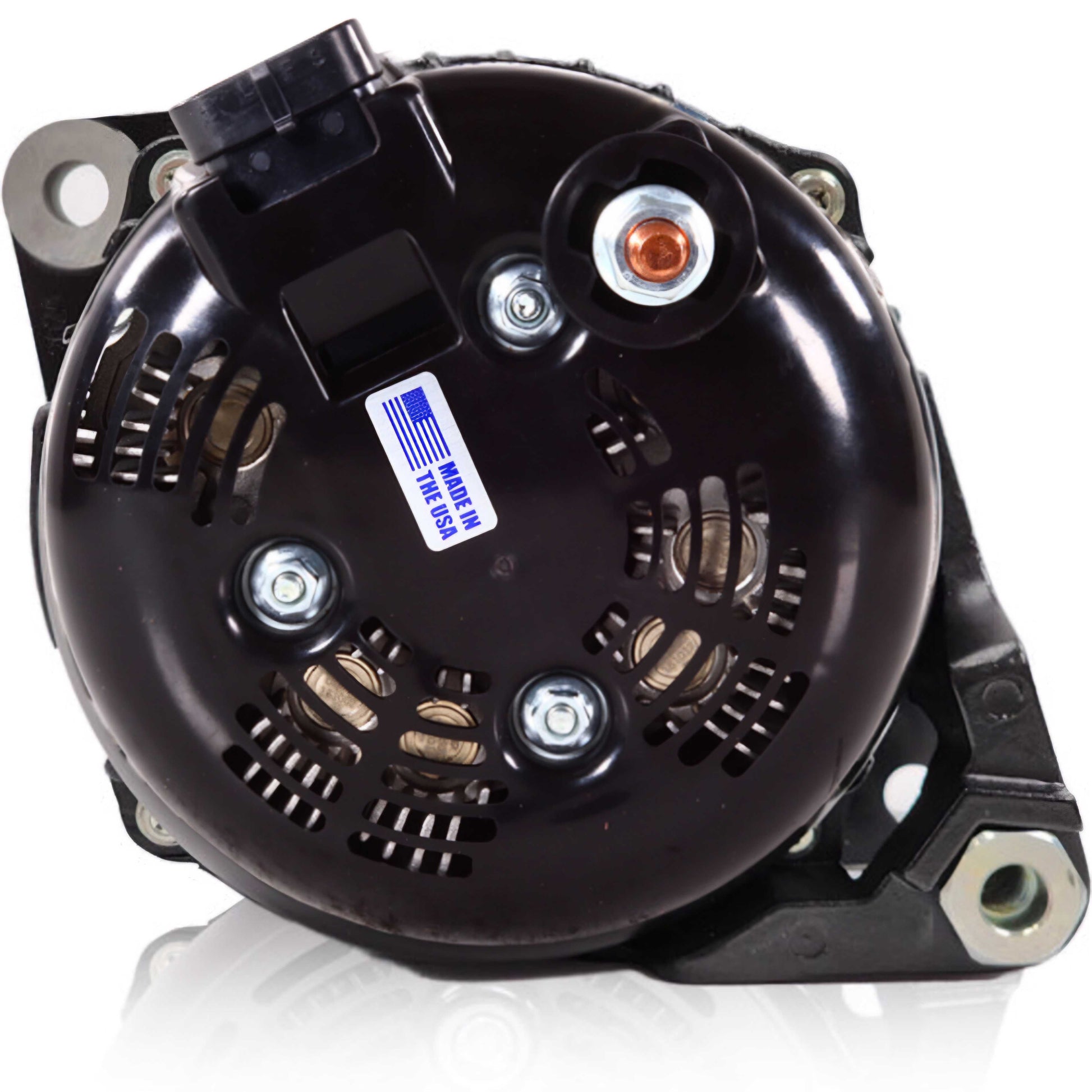 370-amp Billet Elite Series Large Case alternator for early 5.9L Cummins - 1 Wire Turn On | B13302370B-1 | in 12v Cummins | Brand Mechman