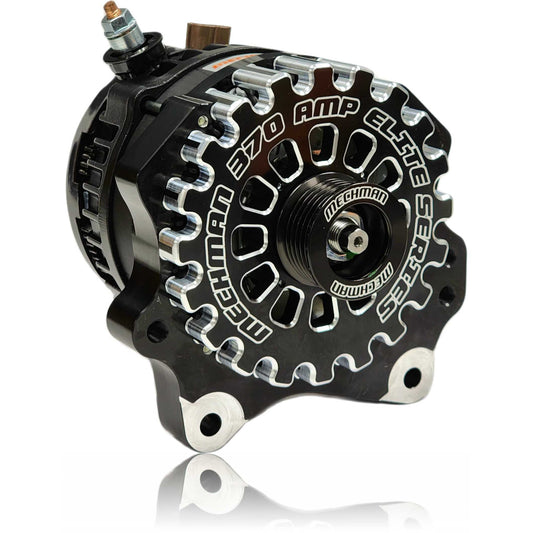 370-amp V-mount alternator for SOHC Ford Modular Engines | B8252370B | in 1999 - 2004 (excludes SVT/Bullitt) | Brand Mechman