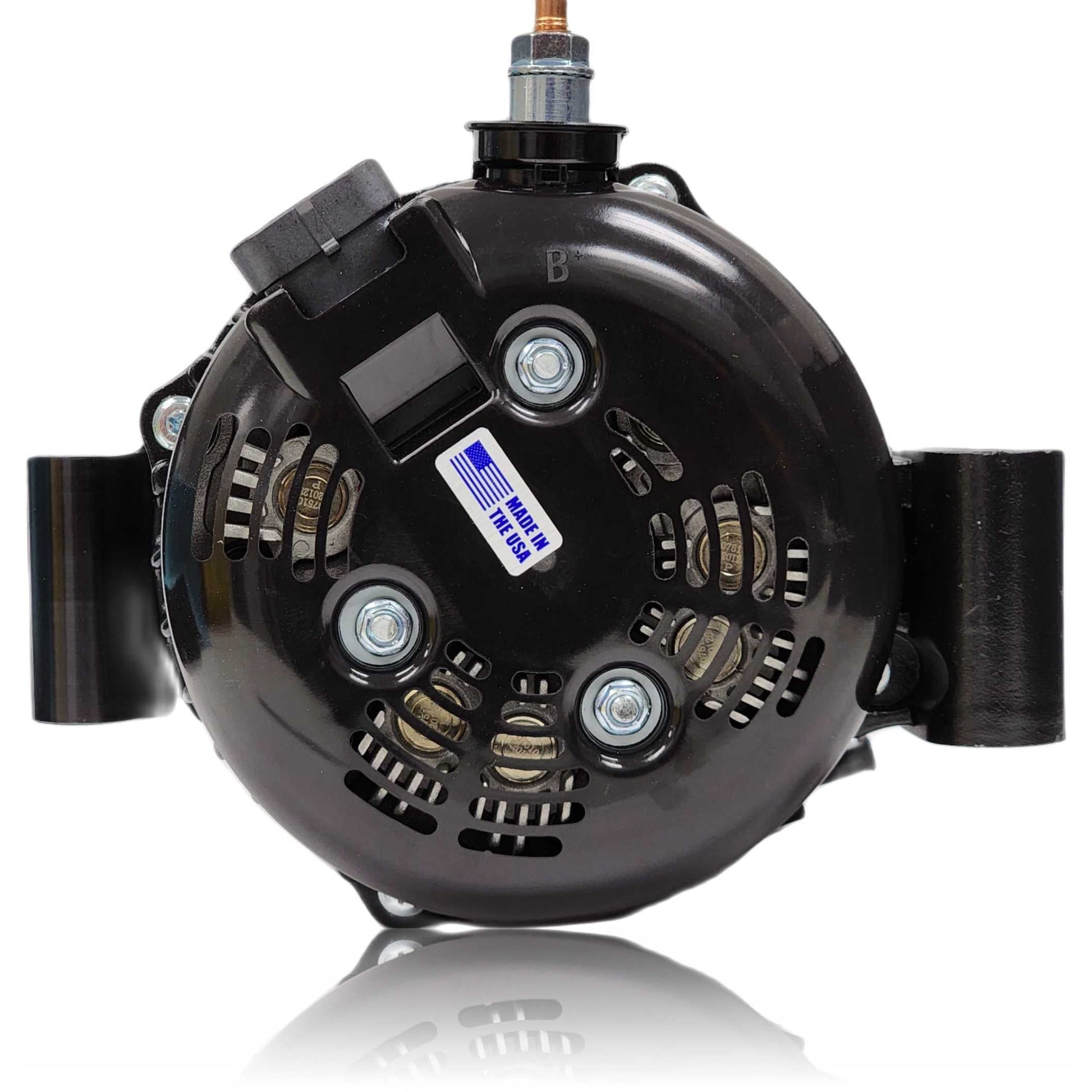 400 Amp Billet Elite series alternator for early Powerstroke Ford | B7768400B | in 1997-1998 | Brand Mechman