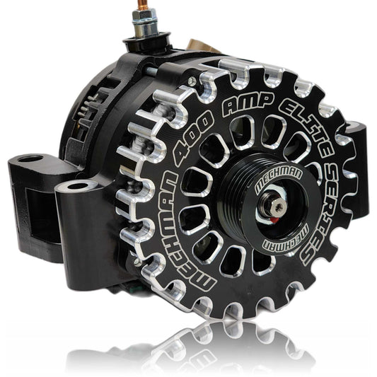 400 Amp Billet High Output Alternator Ford 6.2L Gas | B11641400B | in 2011 - 2014 | Brand Mechman