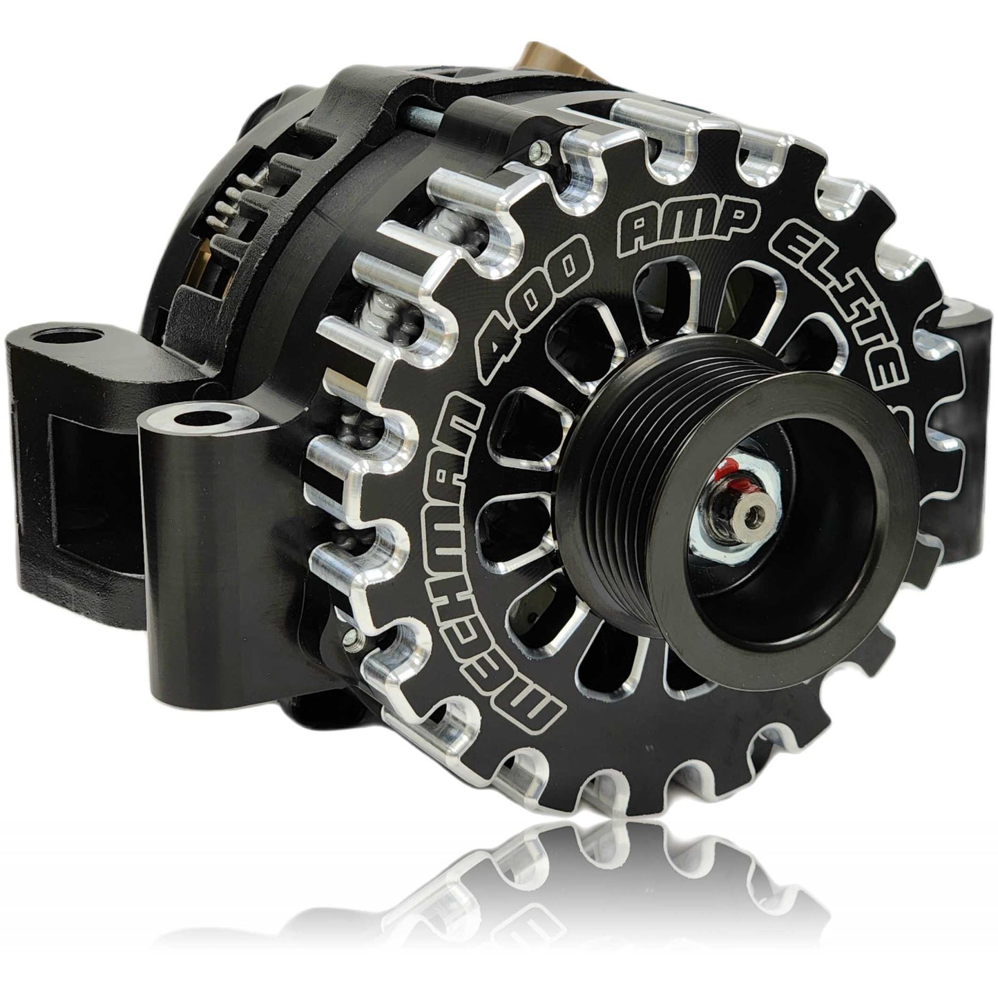 400 amp Billet Elite series alternator for Ford 6.4L Super Duty | B11290400B | in 2008 - 2010 | Brand Mechman