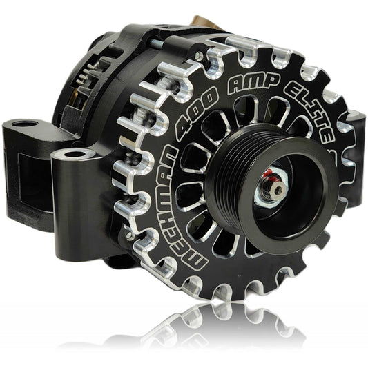 400 amp Billet Elite series alternator for Ford 6.4L Super Duty | B11290400B | in 2008 - 2010 | Brand Mechman