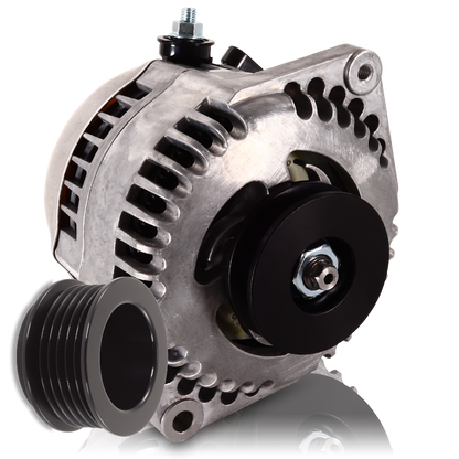170 amp Racing alternator for 63-85 GM - Natural Finish (includes 2 pulleys)