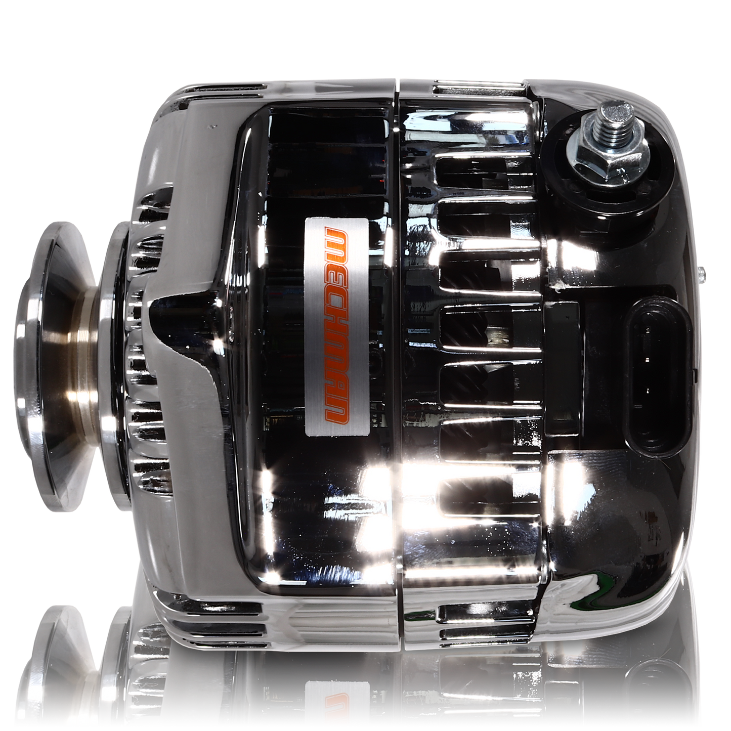 170 am racing alternator - 63-85 GM  - Chrome (includes 2 pulleys)