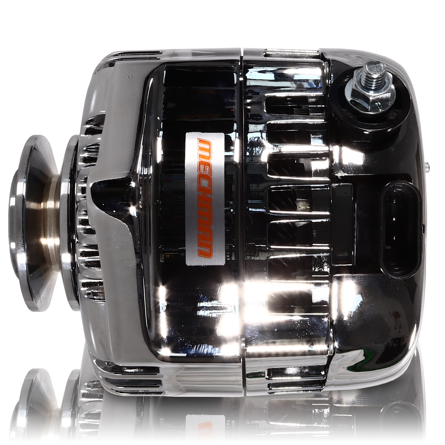 170 am racing alternator - 63-85 GM  - Chrome (includes 2 pulleys)