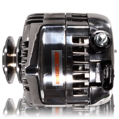170 amp racing alternator - 63-85 GM - Polished (includes 2 pulleys)
