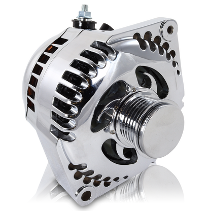 320 amp racing alternator  - Polished