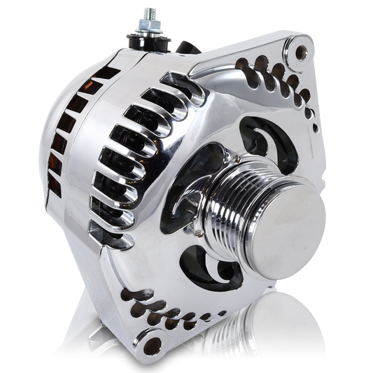 320 amp racing alternator  - Polished