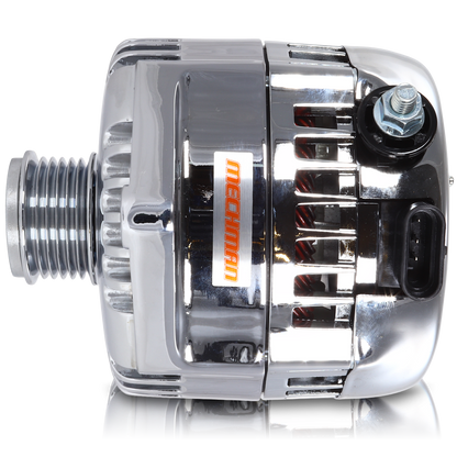 240 amp racing alternator  - Chrome