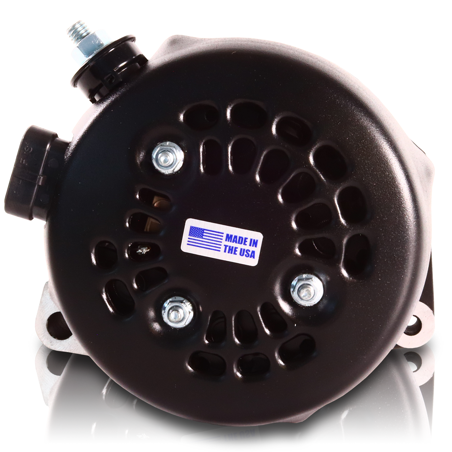 240 Amp 6 Phase 88-95 GM Truck High Output Alternator Black Finish