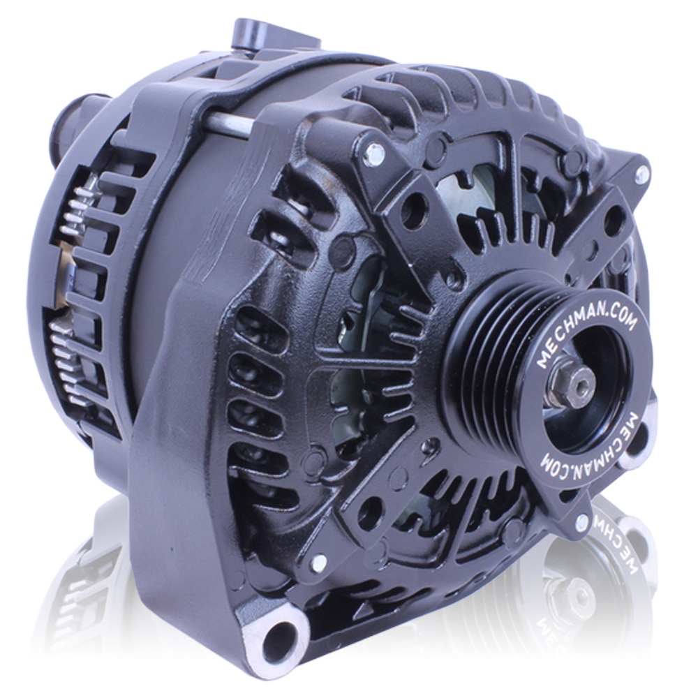 320 amp high output black alternator for Chevy / GMC / Tahoe / Suburban / Silverado / Escalade