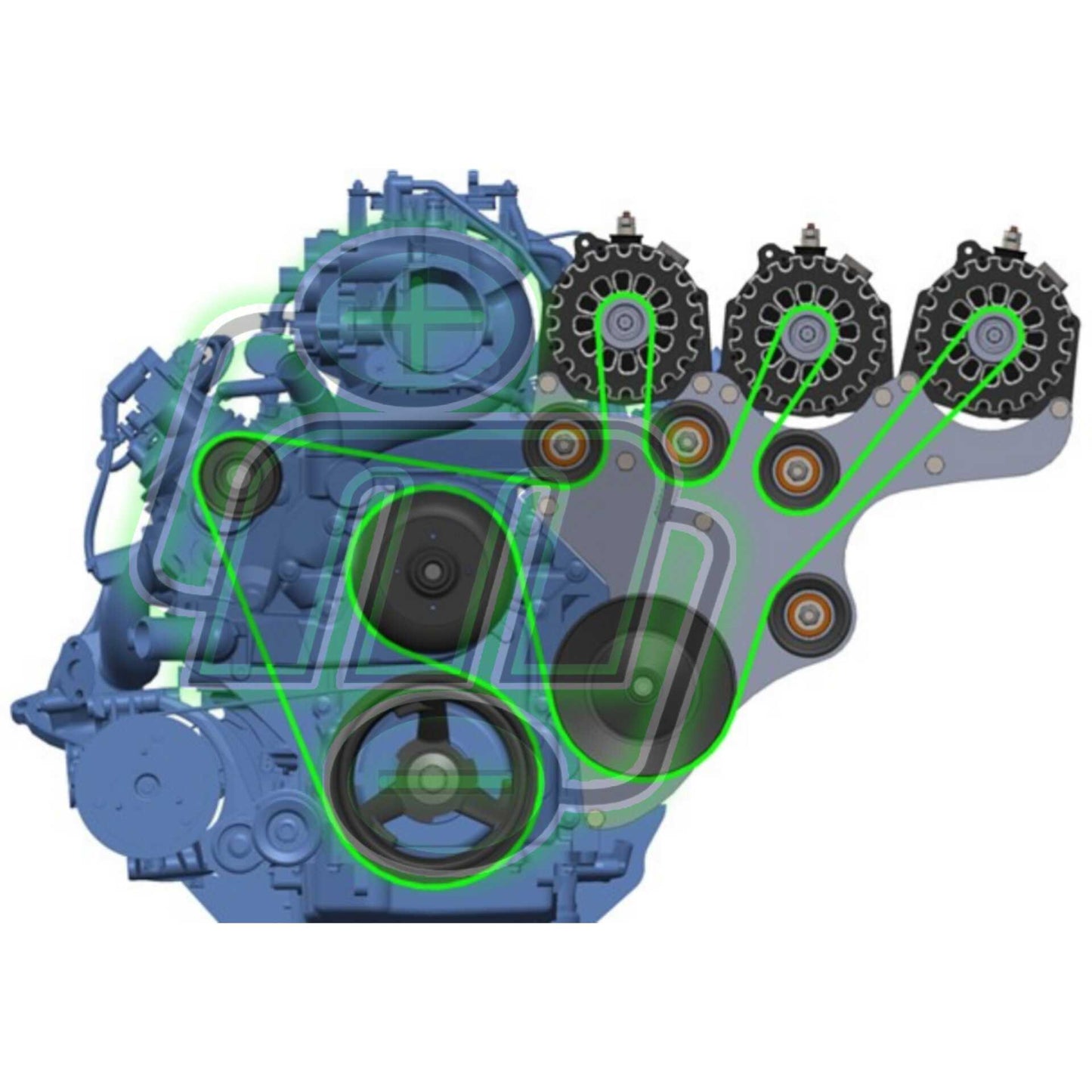 99-04 GM Trucks/SUV's Includes Three Alternators - Gold | D301GO | in 99-04 GM Trucks Includes Three Alternators | Brand Mechman