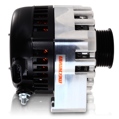 S Series Billet 240 AMP Racing Alternator For C6 Corvette - Machined Finish