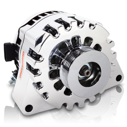 S Series Billet 170 AMP Racing Alternator For C6 Corvette - Chrome Finish