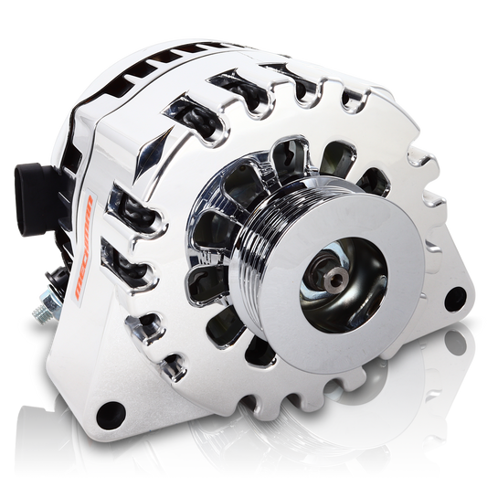 S Series Billet 240 AMP Racing Alternator For C6 Corvette - Chrome Finish