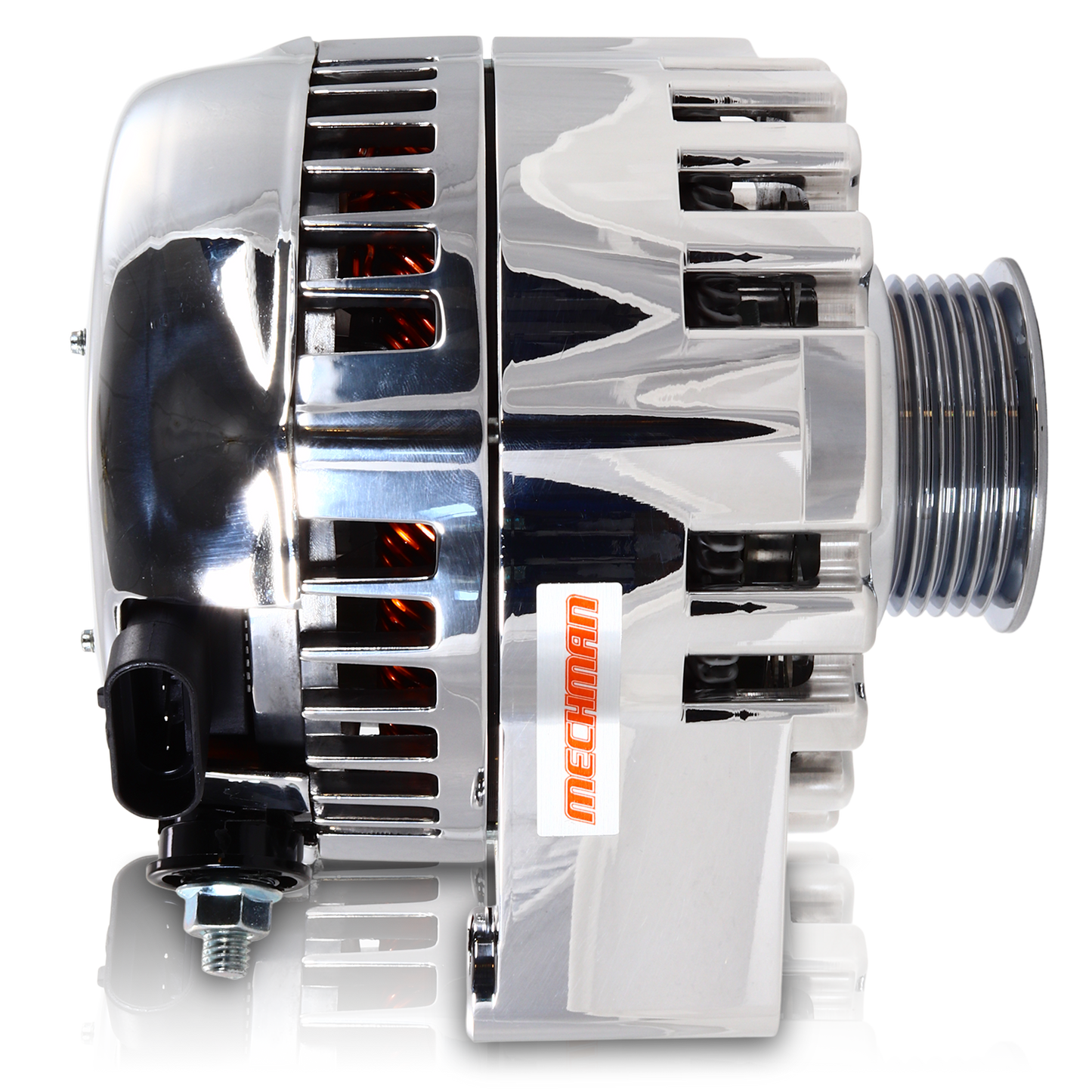 S Series Billet 170 AMP Racing Alternator For C6 Corvette - Polished Finish