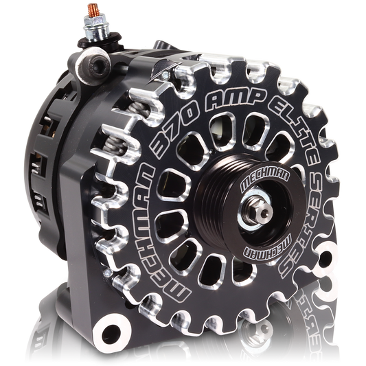 High output 370 Amp Black Billet  Alternator for 14-18 GM Silverado Sierra Suburban Tahoe Escalade