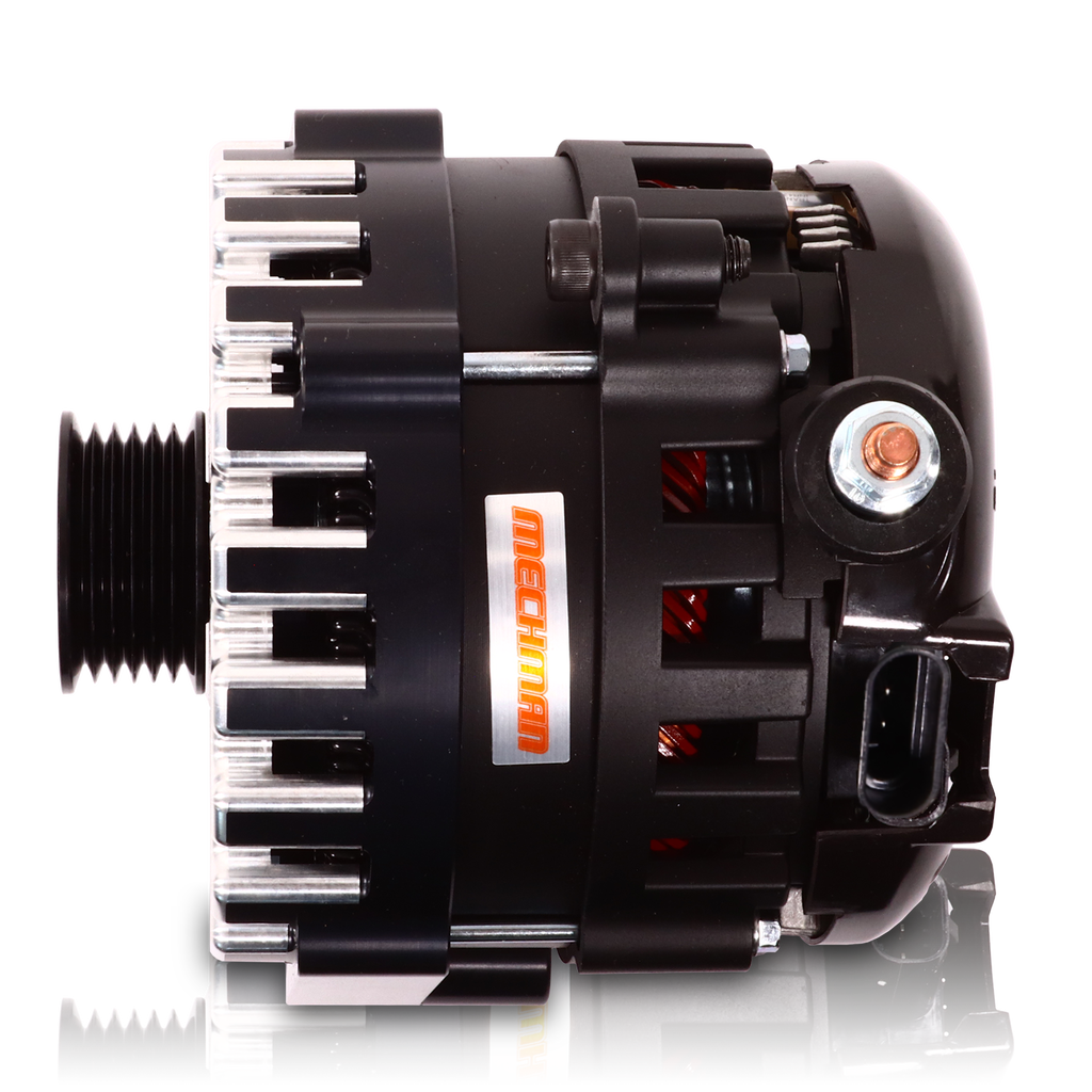 High output 400 Amp Black Billet  Alternator for 14-18 GM Silverado Sierra Suburban Tahoe Escalade