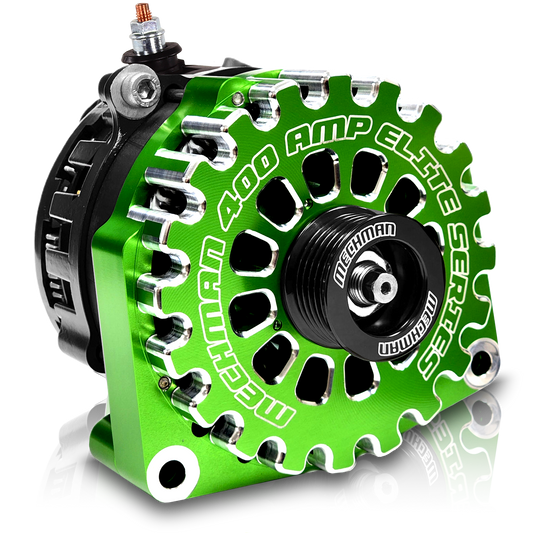 High output 400 Amp Green Billet Alternator for 14-18 GM Silverado Sierra Suburban Tahoe Escalade | Condition: New | Category: 2014 - 2020