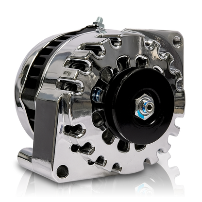 S Series Billet 170a racing alt - Early Ford - 1 wire - Polished