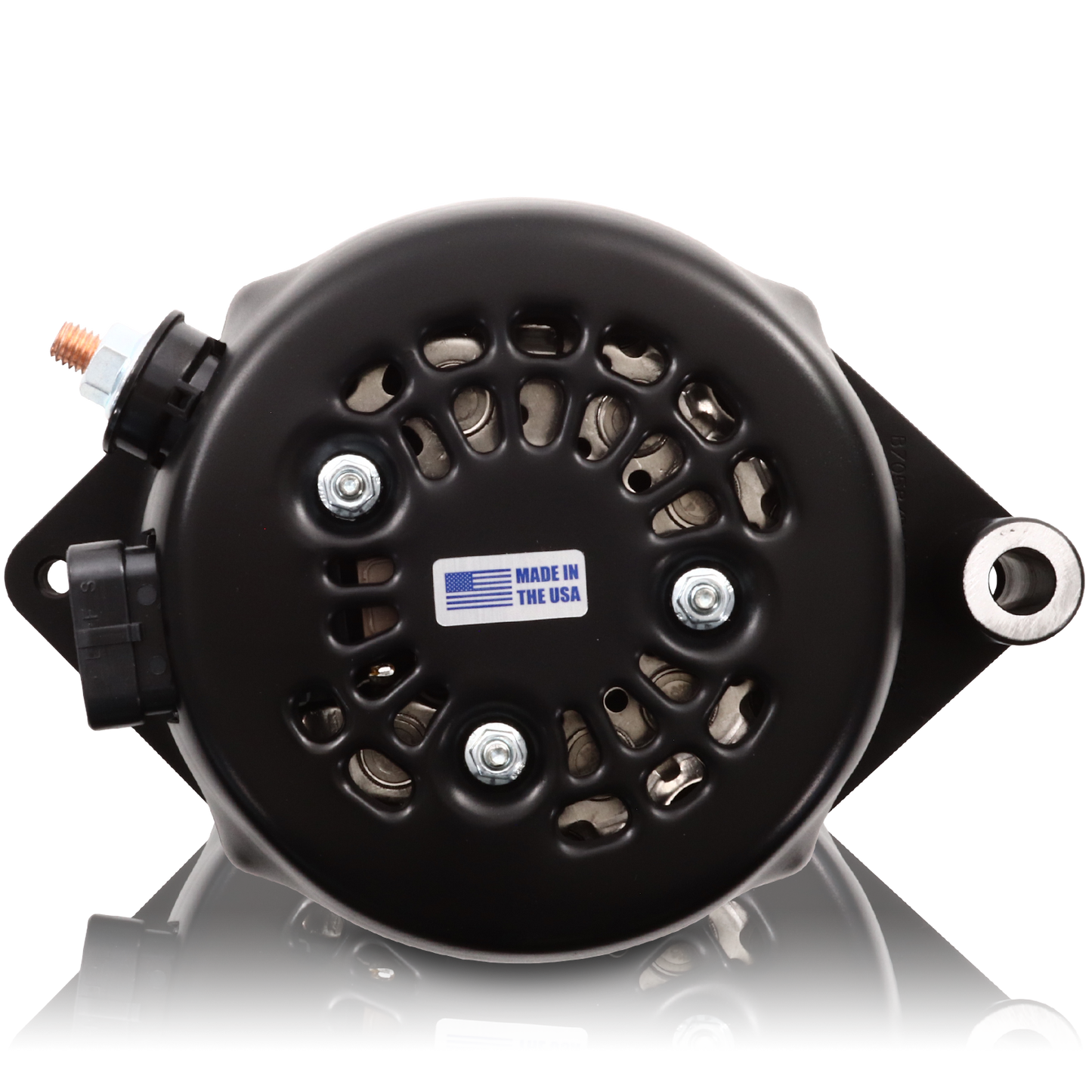 S Series Billet 170A racing alt - 6/12 Ford 6S - Black