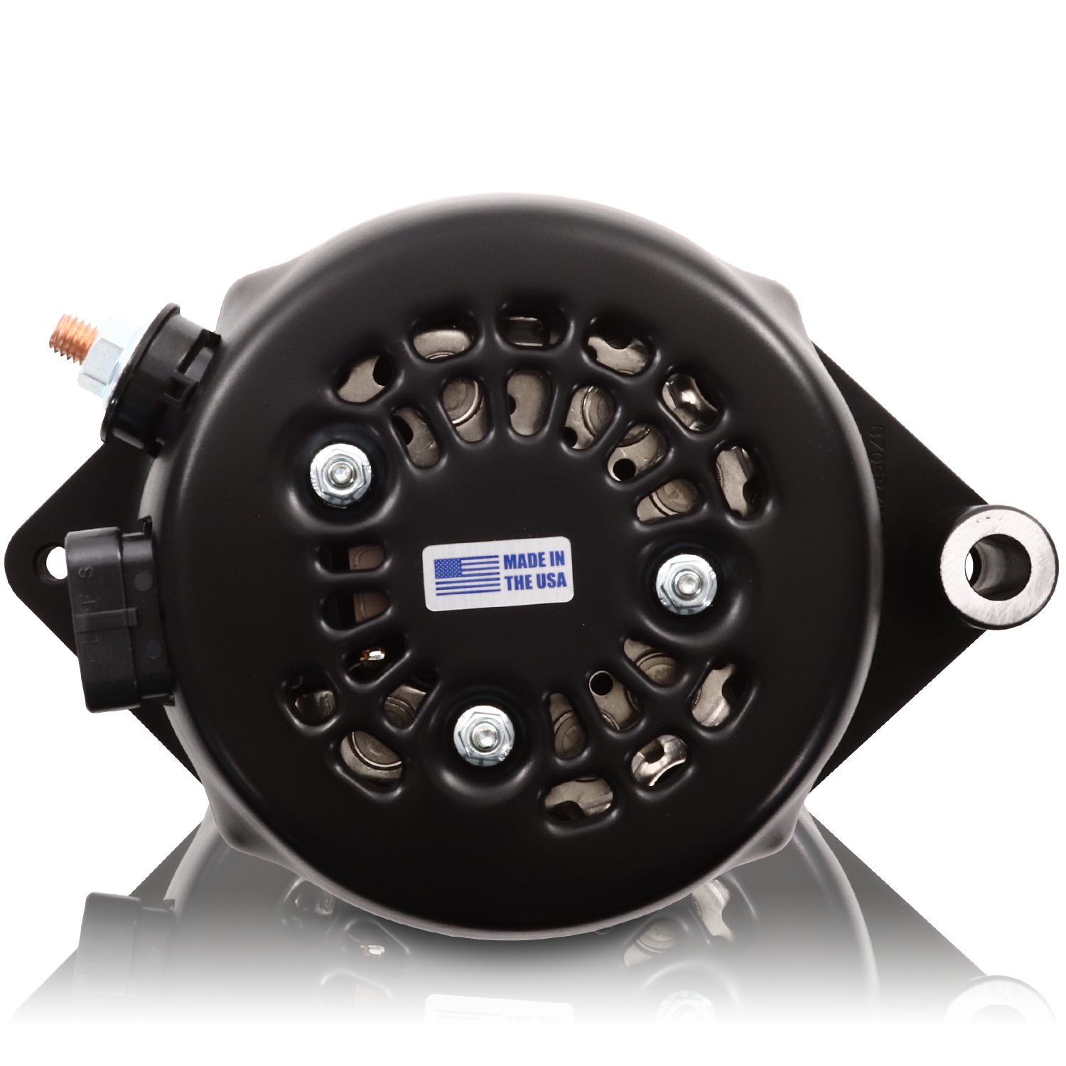 S Series Billet 240A racing alt - 6/12 Ford 6S  - Black