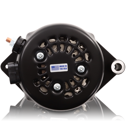 S Series Billet 240A racing alt - 6/12 Ford 6S  - Black