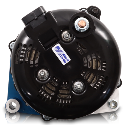 400 amp Elite series alternator for 88-95 GM Truck (Dark Blue)