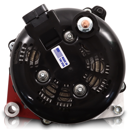 400 amp Elite series alternator for 88-95 GM Truck (Red)