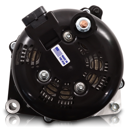 400 amp Elite series alternator for 88-95 GM Truck - Black