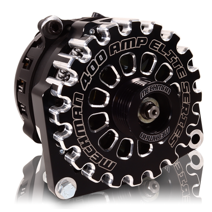 400 amp Elite series alternator for 88-95 GM Truck - Black