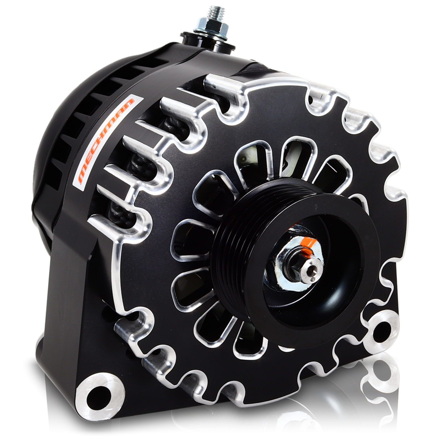 Billet Black 170 Amp Racing Alternator GM Truck LS Engine Swap
